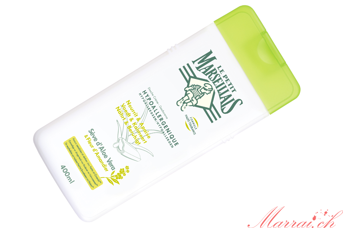 Le Petit Marseillais Duschmilch Hypoallergenique Sensitive Aloe Vera Mandelblüte - Bilder gehören LPM