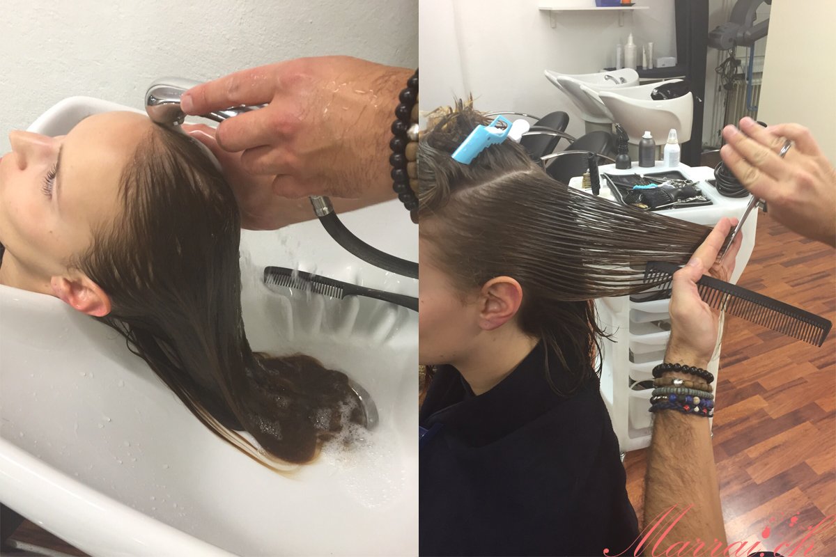 Haare waschen & schneiden - Bilder gehören Trinity