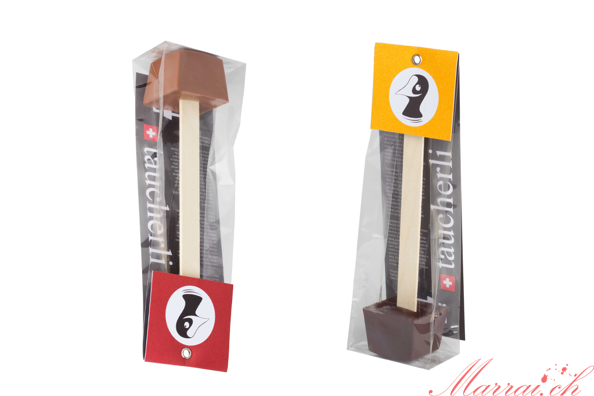 Taucherli Schokolade: milch & schwarz - Bilder gehören Taucherli