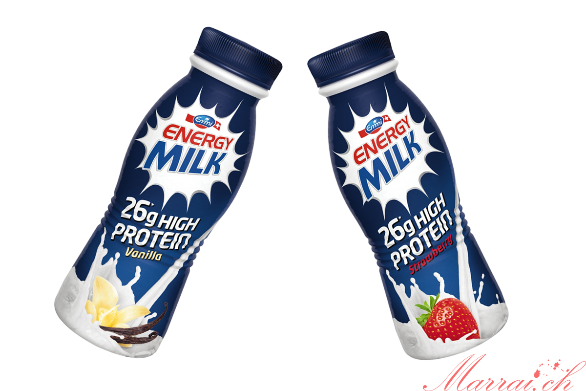 Emmi Energy Milk High Protein Vanille & Erdbeere