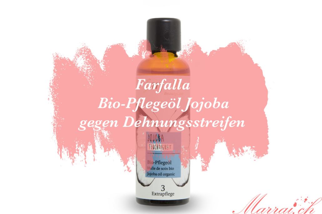 Farfalla Bio-Pflegeöl Jojoba gegen Dehnungsstreifen